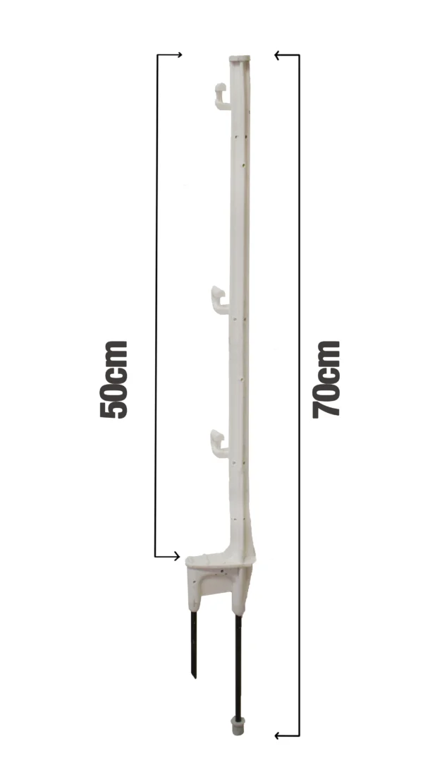 VARILLA PLÁSTICA c/alma hierro 70cm (cerdos y pequeños animales) - Imagen 2