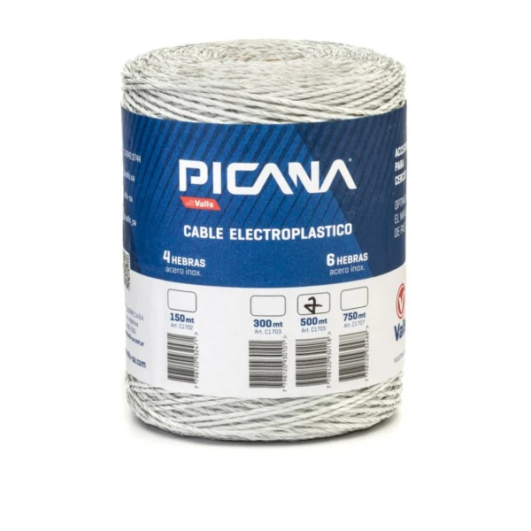 CABLE ELECTROPLÁSTICO 6 hebras - 500mt